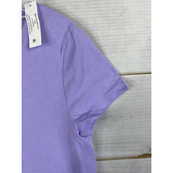 NO BOUNDARIES Tee Shirt Jr XXL(19) Purple Short Sleeve Scoop Y2K 90s Retro NWT - Picture 3 of 8